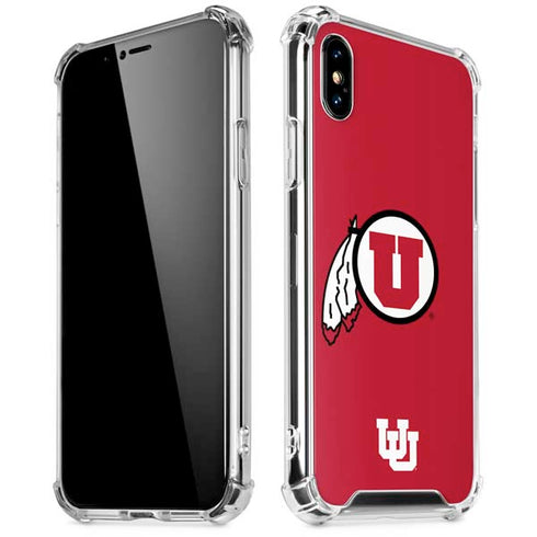 University of Utah Logo iPhone XS Max Clear Case